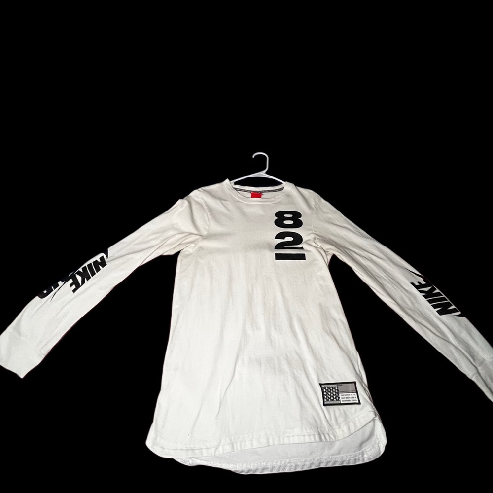 Nike White Shirt with Black Star Trim